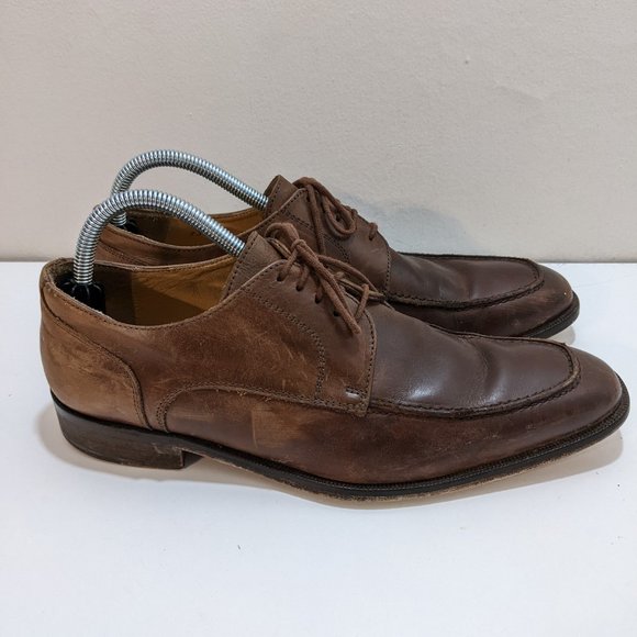 Cuoio Mens Dress Shoes Size 7 Vintage Made in Italy Saks Fifth Avenue - Picture 8 of 11